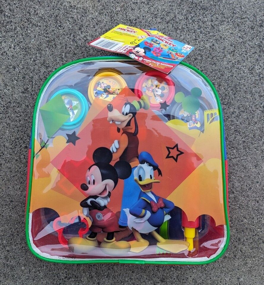 Disney - Mickey Dough Filled Backpack Knete in Zetel