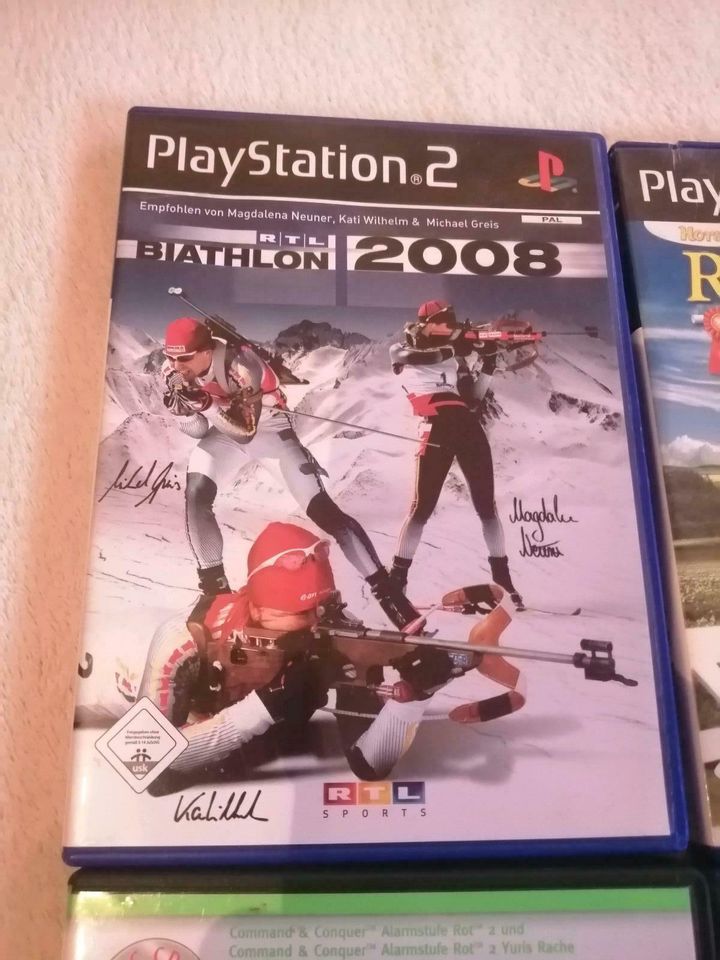 PS2 Spiele verschiedene Playstation in Wüstenrot