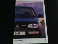 VW Golf VR 6 Prospekt von 1995 Schleswig-Holstein - Kiel Vorschau