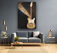Fender Telecaster, XXL Leinwand Bild, Unikat, Acryl-vergldet Unik Hessen - Eichenzell Vorschau