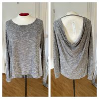 Hübsches Langarmshirt ❤️ graues Shirt Gr 36 Oversize Boho Goa Bayern - Starnberg Vorschau