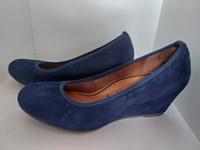 Schuhe mit Keilabsatz, blau, Größe 38, von Tamaris Rheinland-Pfalz - Kirn Vorschau