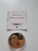 Vergoldete Münze Zeitzeugen d. 20. Jahrhunderts Gröpelingen - Oslebshausen Vorschau