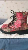 Tolle Boots, Rosenmotiv, Gr. 37, 1 x getragen, daher wie neu Sachsen-Anhalt - Allstedt Vorschau