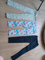 Leggings 116 marine / rosa gestreift / hellblau mit Fisch Dresden - Cotta Vorschau