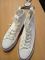Canvas High-Sneaker - 40 - weiß - nagelneu Thüringen - Tüttleben Vorschau