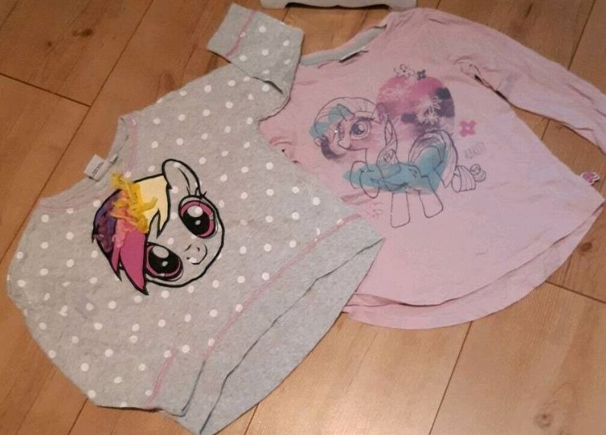 2 Langarmshirts von My little Pony, Mädchen, 110 in Nauen