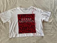 Guess Shirt weiß schwarz rot Gr. S neuwertig Bayern - Eußenheim Vorschau