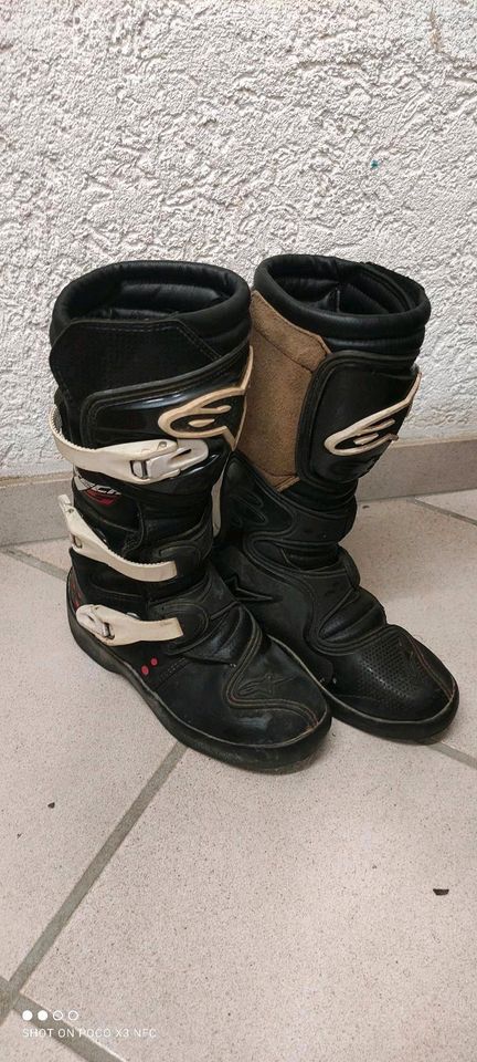 Alpinestars Tech 4S Cross Stiefel neuwertig! 35 , 5 in Homburg