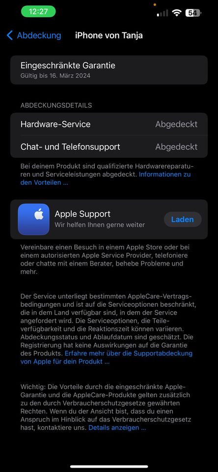 Apple iPhone 14Plus in Fahrdorf