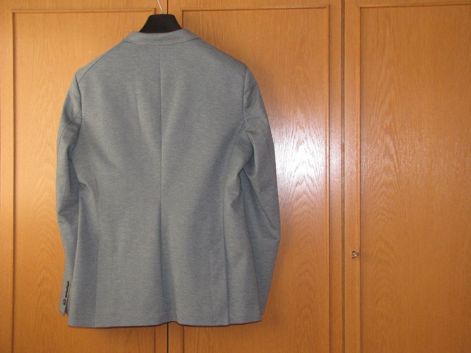 Herren Jersey Blazer Sakko Türkis MONTEGO Mischgewebe Gr. 46 in Brilon