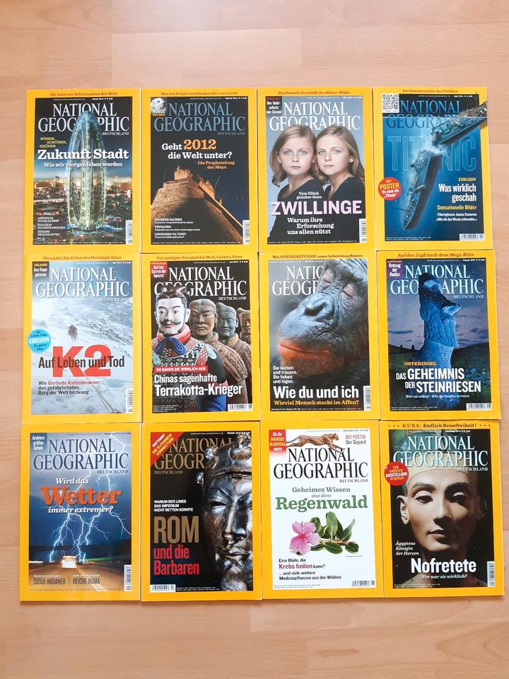 National Geographic Deutschland Hefte 2011-2017 Sammlung Konvolut in Mühltal 