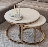 Couchtisch 2er Set Gold Marmor einwandfreier Zustand Berlin - Tempelhof Vorschau
