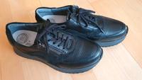 Wie neu Waldläufer Sneaker Leder  Gr. 39 / UK 6 schwarz  Weite H Hessen - Rüsselsheim Vorschau