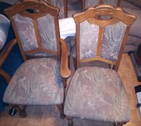 Echtholz Stühle 4 + 1 mit Sessel mit Lehne Niedersachsen - Haren (Ems) Vorschau