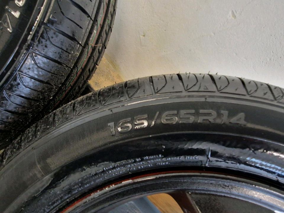 Opel Corsa C Sommerreifen mit Alufelgen 165/65R14 in Neuenrade