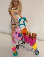 Barbie Hunde-Buggy Spielset mit Puppe (blond) Nordrhein-Westfalen - Neuss Vorschau