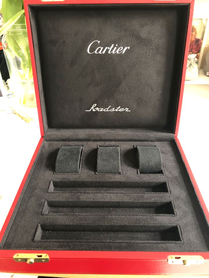 Cartier Uhrenbox für 3 Uhren Uhrenschachtel Roadster in Berlin