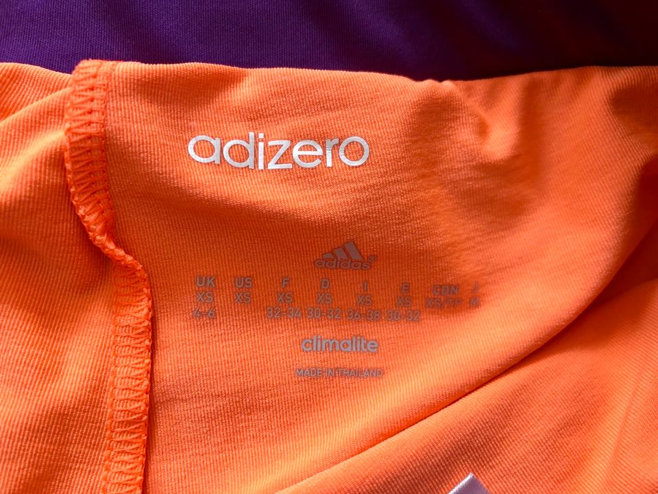 ❤️ ADIDAS Marken HOSENROCK Skort Gr.XS 30 32 lila orange in Nürnberg (Mittelfr)