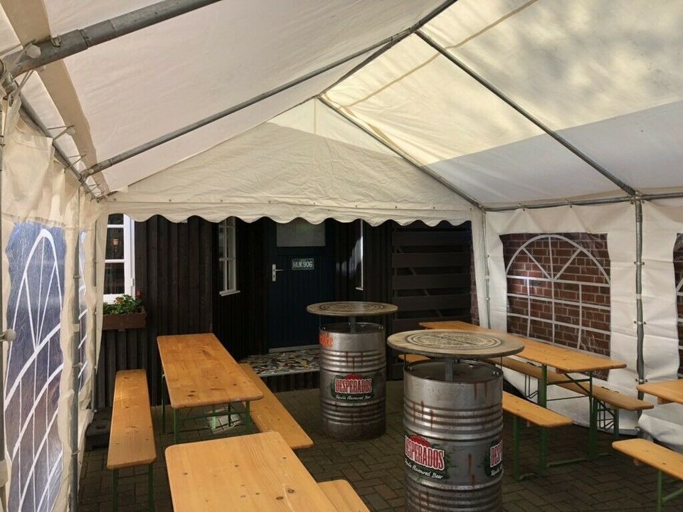 4x6m Partyzelt/Festzelt inkl. Auf-und Abbau + Tische & Sound in Südbrookmerland