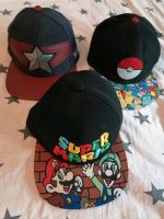3 Snapback Caps im Set Super Mario Pokémon Captain America Eimsbüttel - Hamburg Stellingen Vorschau