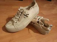Damen Sneaker (Größe 40, Calvin Klein, Weiß) Hessen - Flörsheim am Main Vorschau