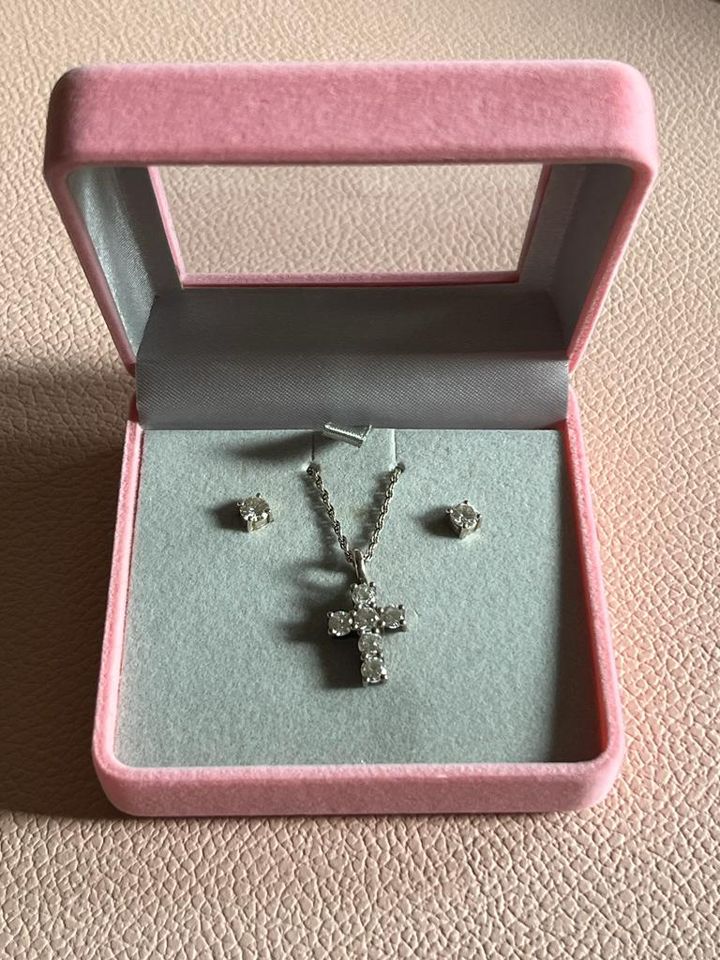 Thomas Sabo Schmuck Set Kette Kreuz Ohrringe in Langen (Hessen)