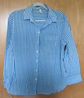 Bluse, weiß/hellblau gestreift, von H&M, Gr. 40 Niedersachsen - Stolzenau Vorschau