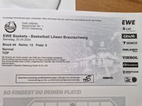 2 EWE Baskets Tickets Niedersachsen - Oldenburg Vorschau