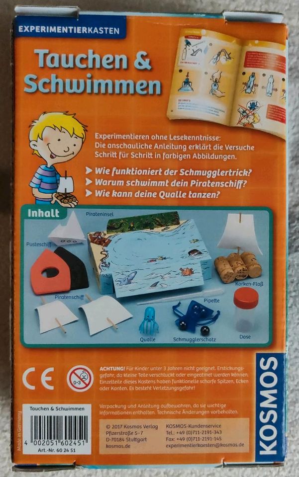 Experimentierkasten KOSMOS Tauchen & Schwimmen, neu. Unbenutzt in  Nordrhein-Westfalen - Mönchengladbach | eBay Kleinanzeigen ist jetzt  Kleinanzeigen