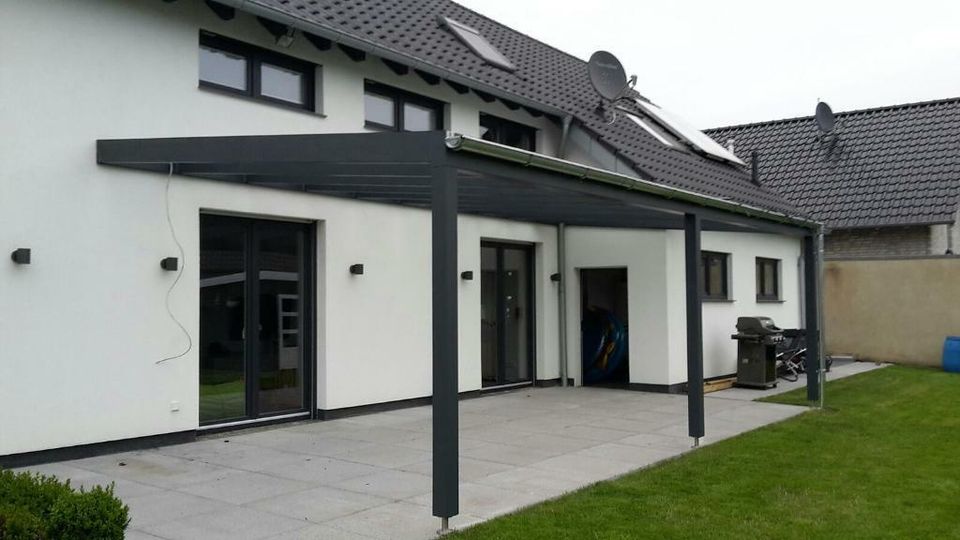 Holz Terrassenüberdachung Terassendach Terrassendach Carport in Grevenbroich