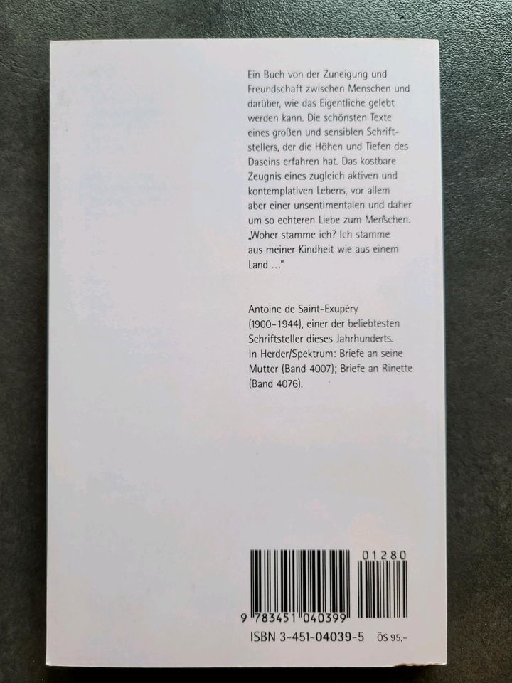 ⭐ Antoine de Saint-Exupery ⭐ Man sieht nur mit dem Herzen gut. TB in Stuttgart