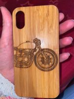 Handyhülle mit Holz für IPhone X/ XS Motorrad Sachsen - Aue Vorschau