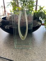 Glas Vase mit Metall moderne Vase dickes Glas Rheinland-Pfalz - Kaiserslautern Vorschau