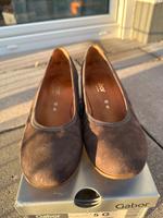 Keilpumps Gabor mocca Gr. 38 / Gr. 5 Hessen - Neu-Anspach Vorschau