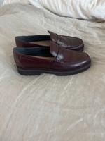 Loafer Schuhe Marc O‘Polo 39 Bordeaux Leder Sachsen-Anhalt - Halle Vorschau
