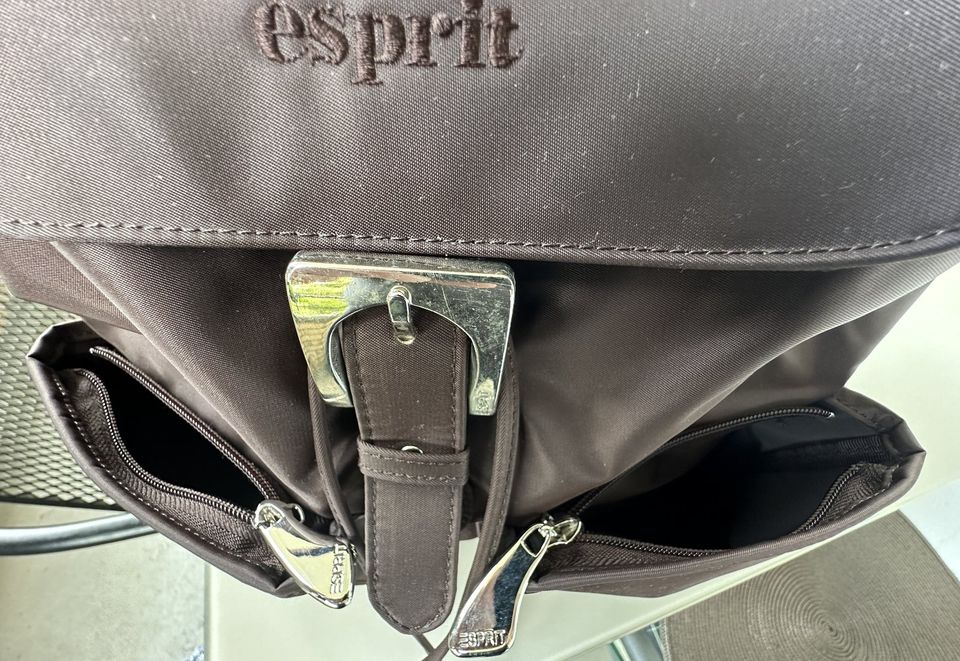 Esprit Rucksack , braun - Nylon in Düsseldorf