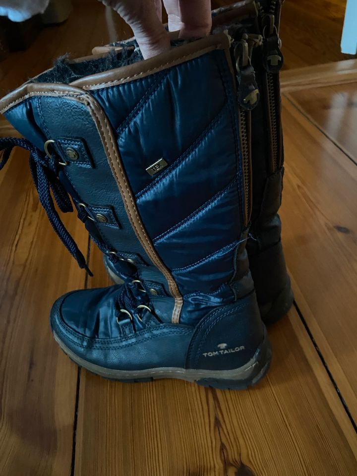 Tom Tailor Winterstiefel Stiefel, warm, blau, Gr. 37 in Berlin