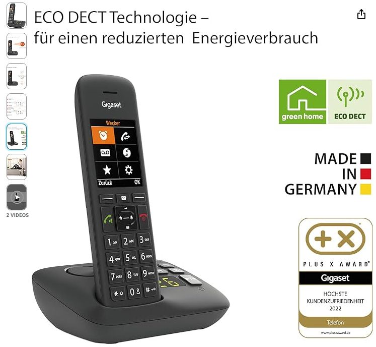 Gigaset C575A - Schnurloses DECT-Telefon mit Anrufbeantworter in Leverkusen