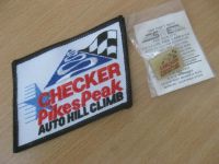 Bergrennen Aufnäher Checker Pikes Peak Pin Anstecker Motorsport Bayern - Gerbrunn Vorschau