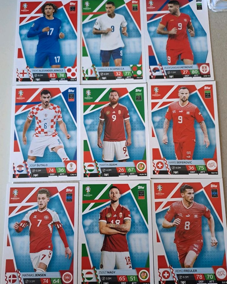 UEFA Euro 2024 Germany Card 9ner bundle in Bischofferode