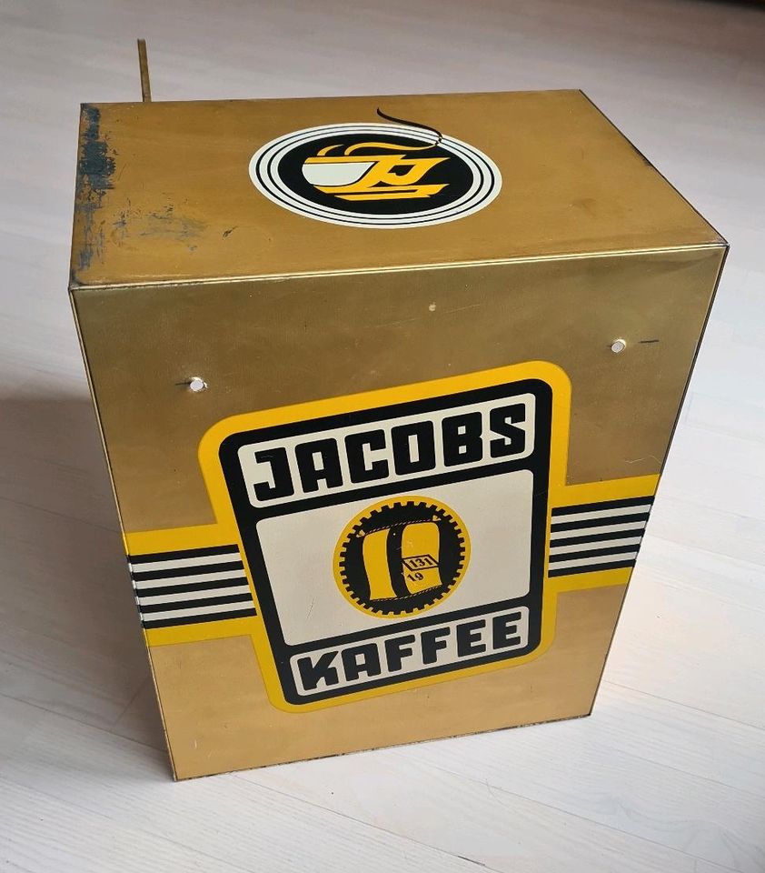 Jacobs Kaffee Blechdose mit Tür in Fürfeld