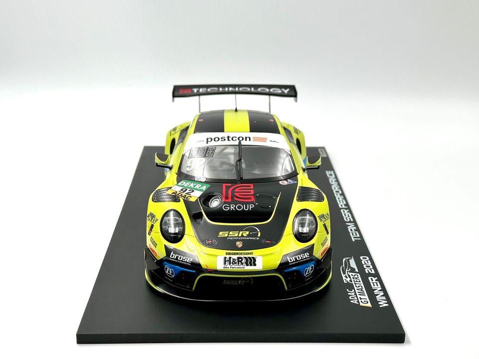 Spark 1:18 Porsche 911 GT3 R SSR GT Masters Champion 2020 DTM in Stäbelow