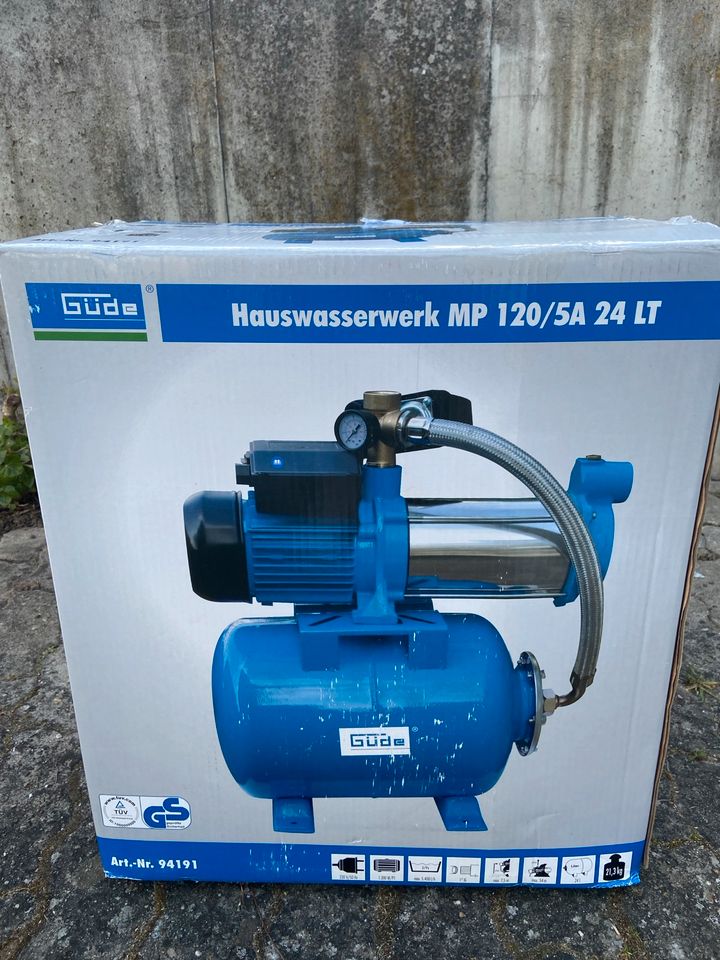 Hauswasserwerk MP 120/5A 24 LT in Dinkelsbuehl