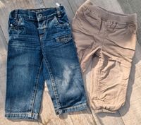 2x Hose / Jeans Gr. 80 Jungen blau und taupe Thüringen - Eisenach Vorschau