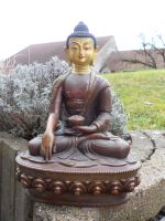 Buddha Bronze 22 cm 1495gr Tibet Nepal China Bayern - Hergensweiler Vorschau