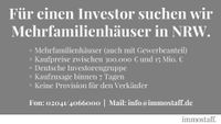 Für einen deutschen Investor suchen wir Immobilien: Mehrfamilienhaus zum Kauf! Essen - Rüttenscheid Vorschau