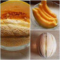 Cantaloupe Melone, fruchtfleisch orange 7St Bayern - Woerth an der Donau Vorschau