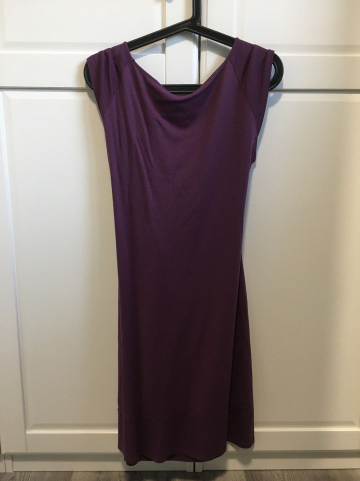 Kleid aubergine lila Zero Größe 40 schwangerschaftstauglich in Lahnstein