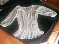 Damen Bluse von H&M in Creme halb transparent Bayern - Train Vorschau